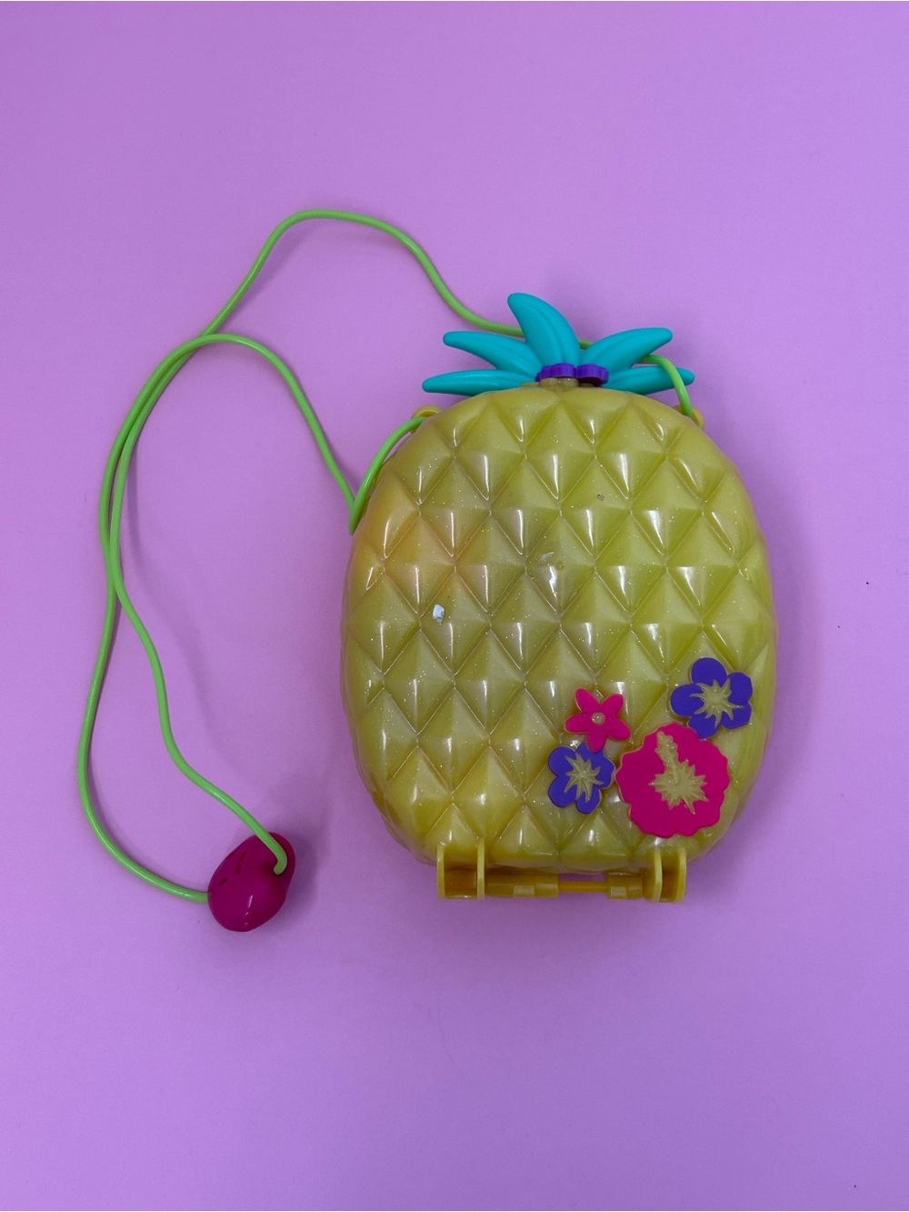 Polly Pocket Tropicool Pineapple Wearable Purse Playset Mattel